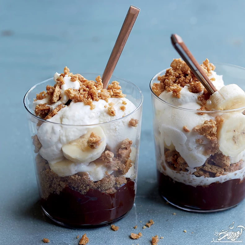 کرم موز شکلاتی